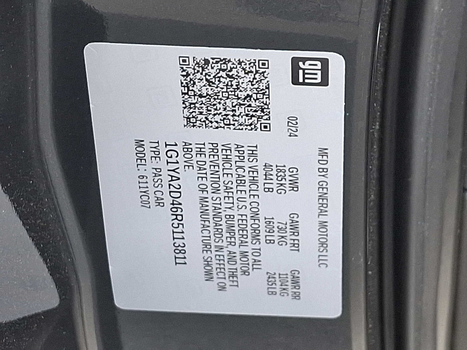 2024 Chevrolet Corvette Stingray 1LT