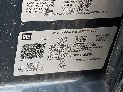 2023 Chevrolet Silverado 1500 LT (2FL)