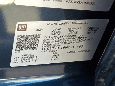 2022 Chevrolet Silverado 1500 LTD RST