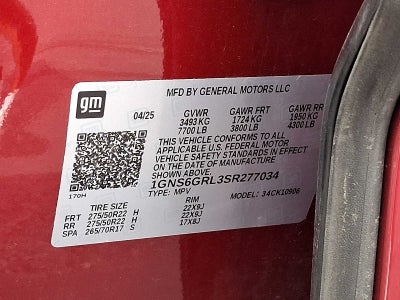 2025 Chevrolet Suburban High Country