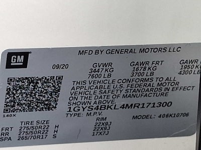 2021 Cadillac Escalade Premium Luxury