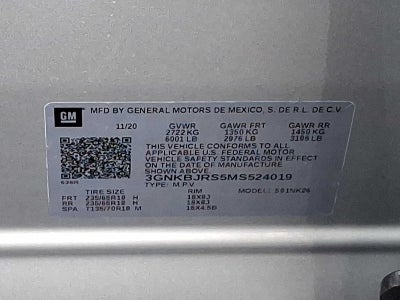 2021 Chevrolet Blazer 3LT