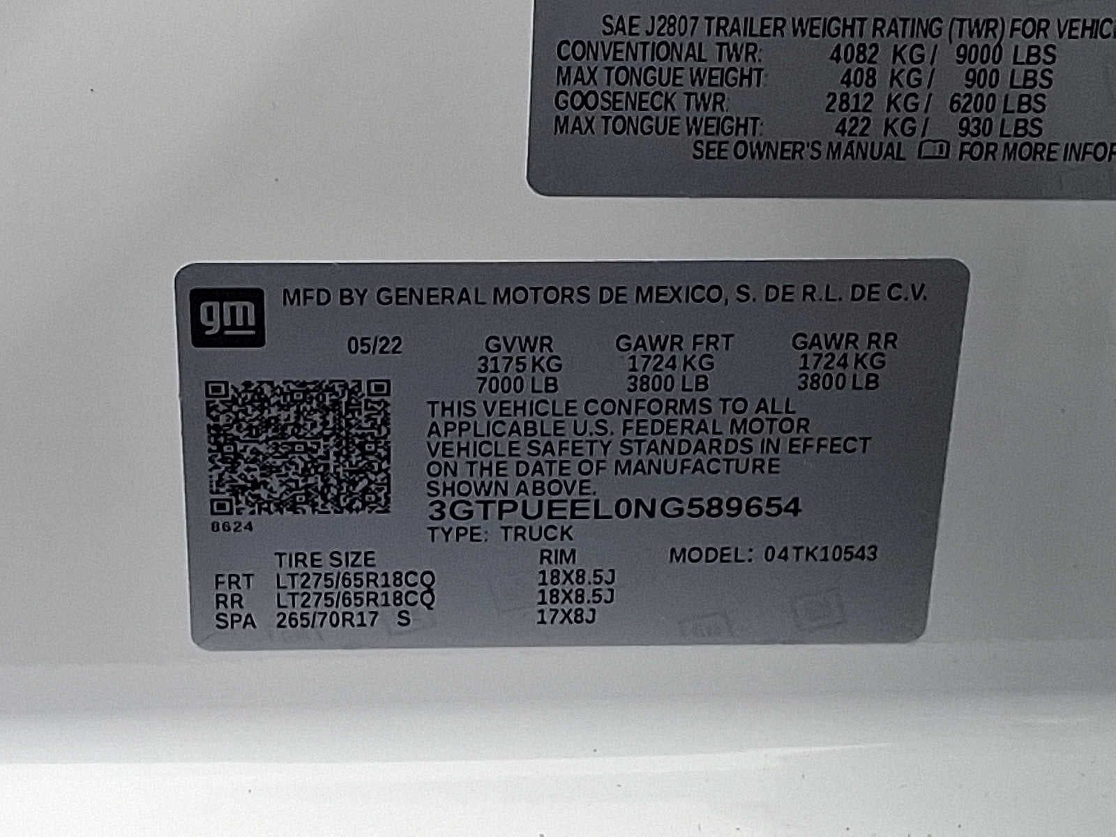 2022 GMC Sierra 1500 AT4