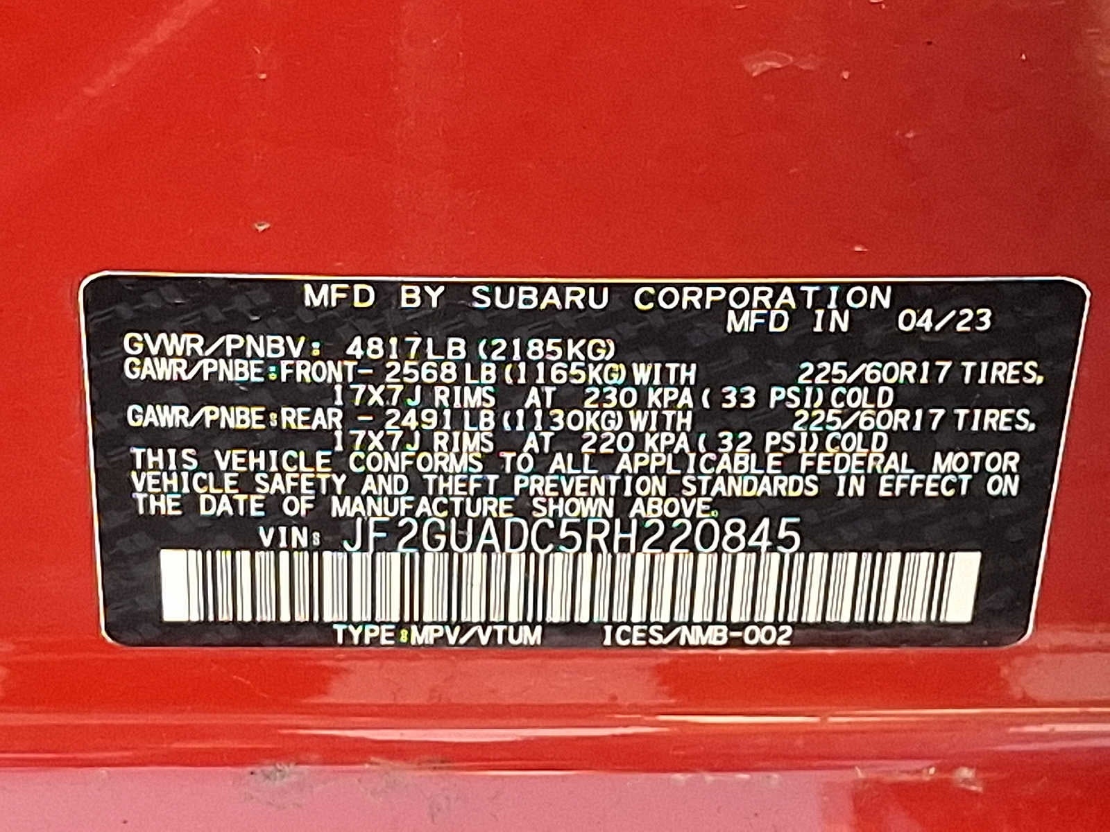 2024 Subaru Crosstrek Premium