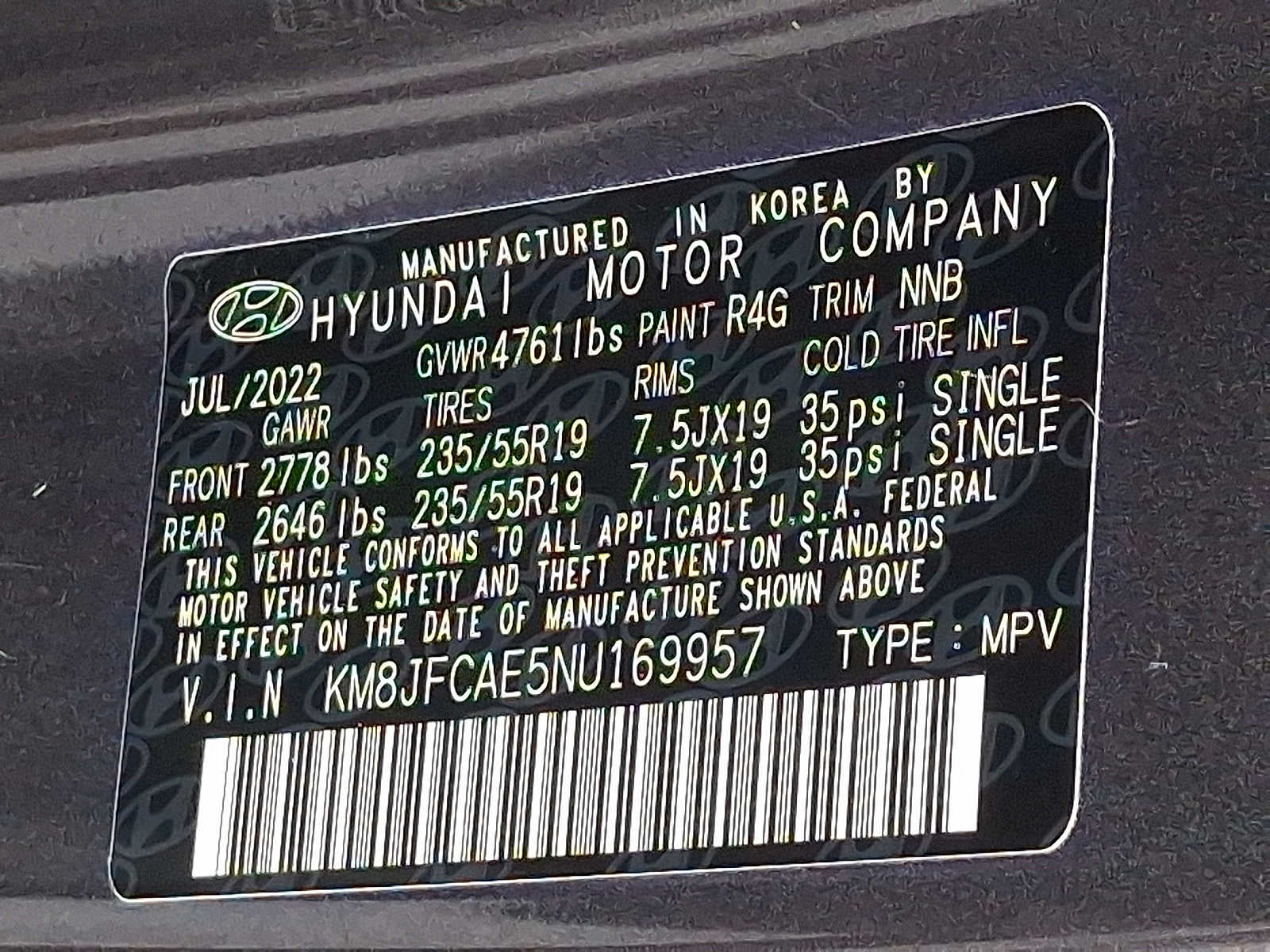 2022 Hyundai Tucson N Line