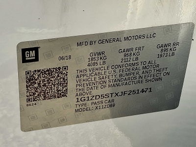 2018 Chevrolet Malibu LT