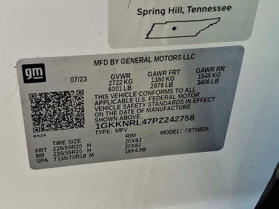 2023 GMC Acadia SLE
