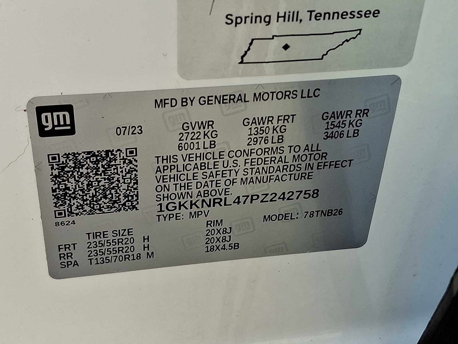 2023 GMC Acadia SLE