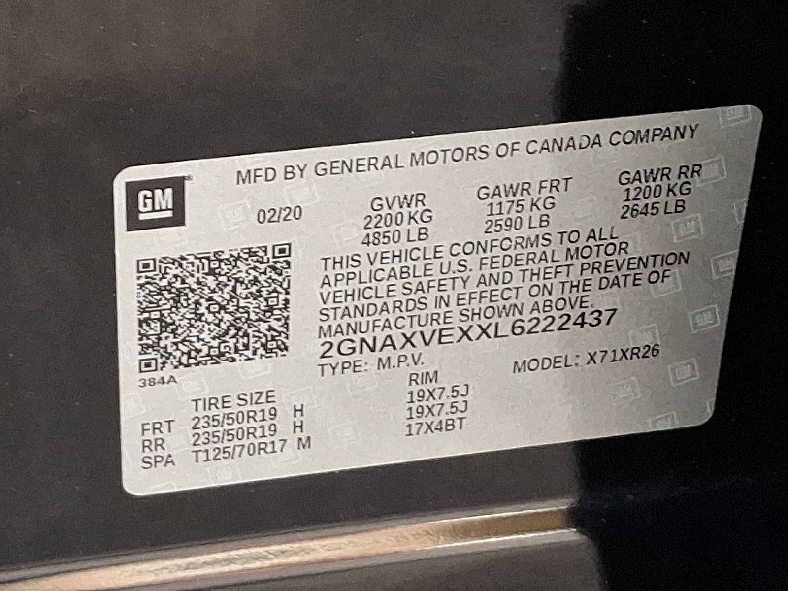 2020 Chevrolet Equinox LT