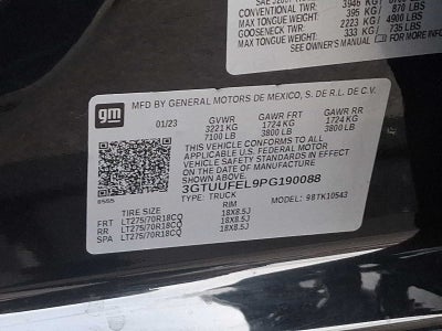 2023 GMC Sierra 1500 AT4X