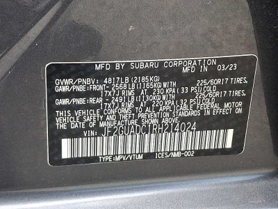 2024 Subaru Crosstrek Premium