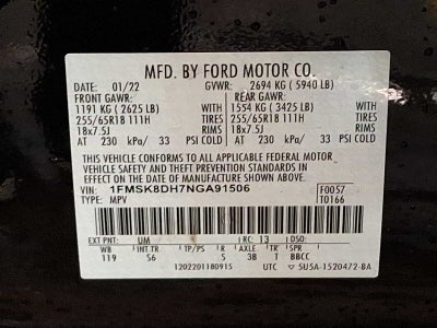 2022 Ford Explorer XLT