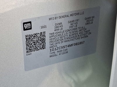 2021 Chevrolet Malibu LS