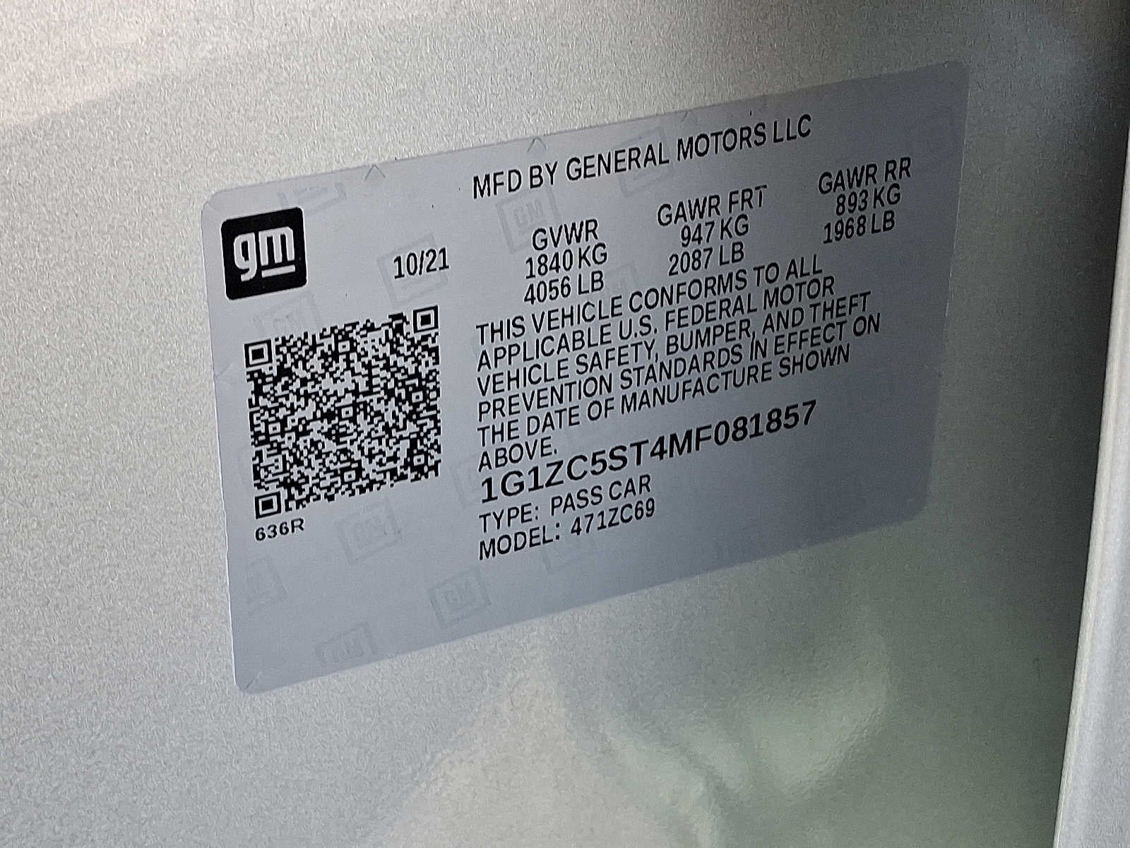 2021 Chevrolet Malibu LS