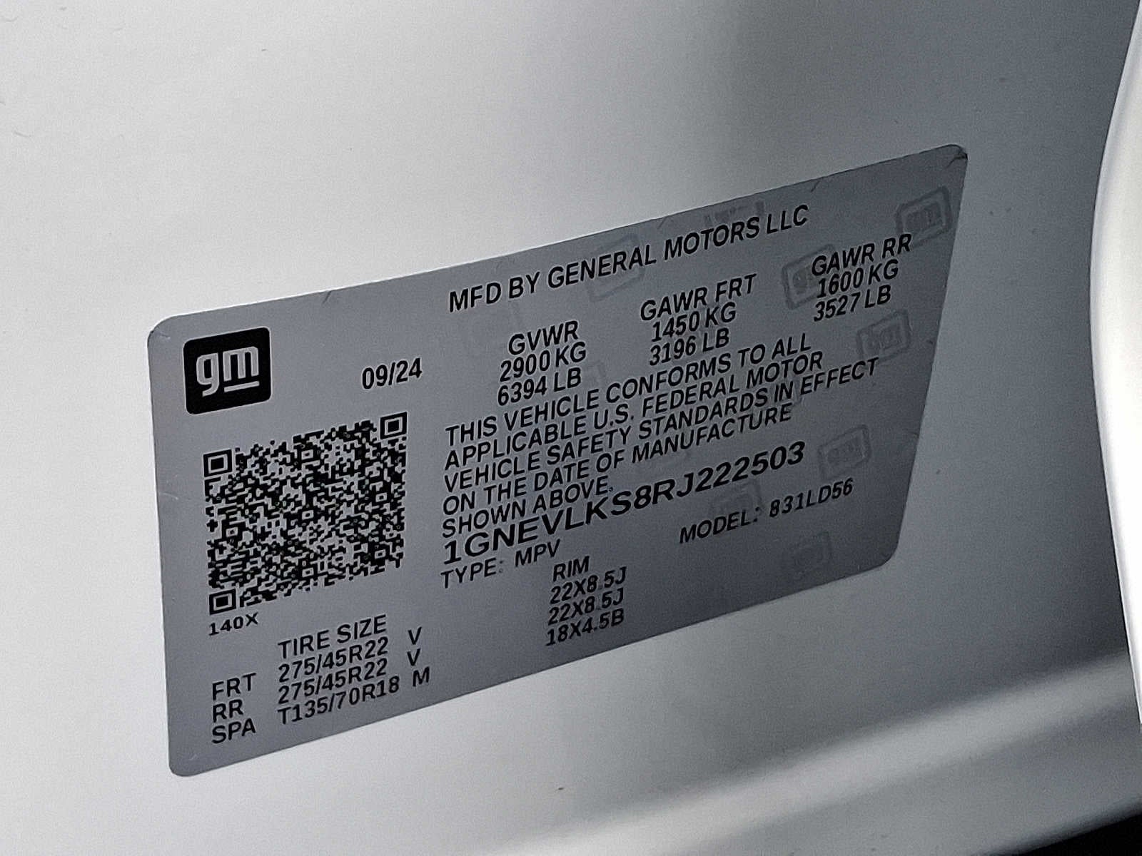 2024 Chevrolet Traverse RS