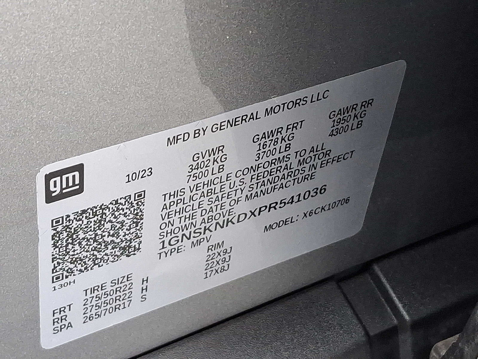 2023 Chevrolet Tahoe LT