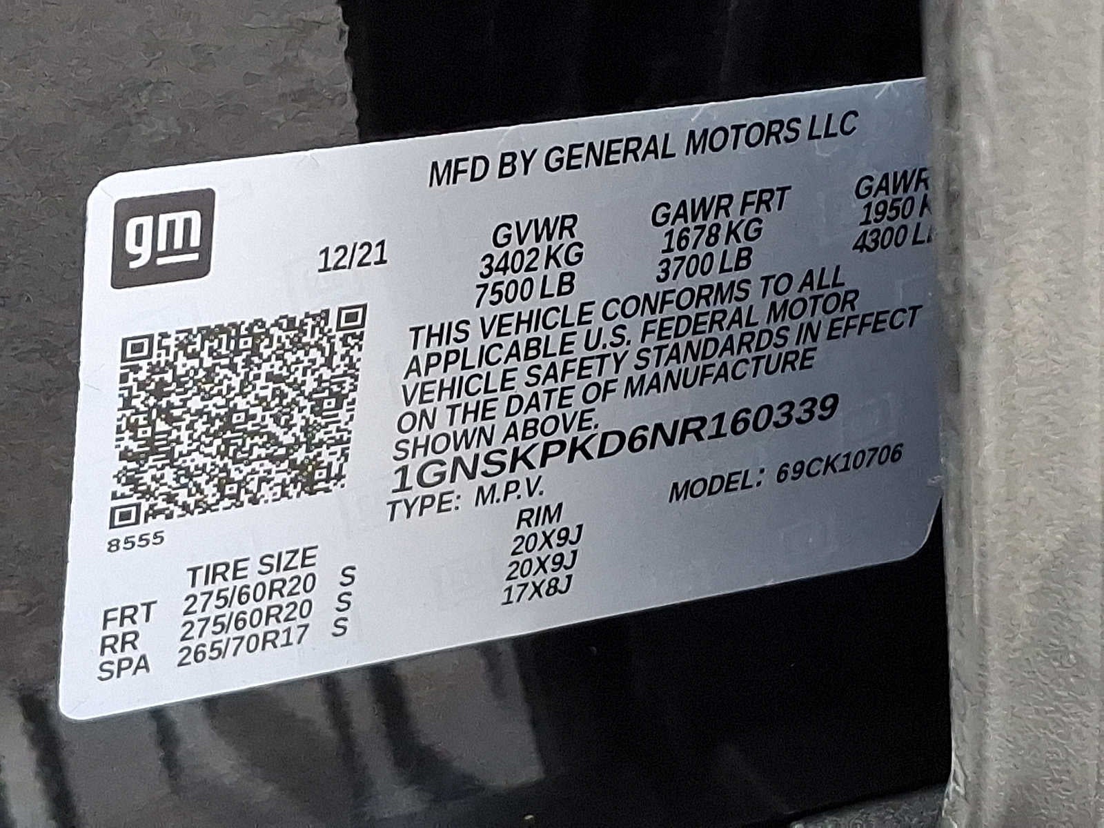 2022 Chevrolet Tahoe Z71