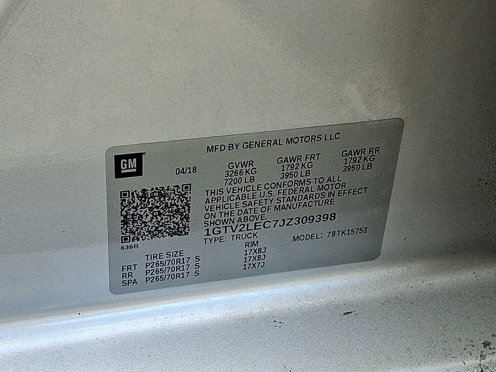 2018 GMC Sierra 1500 4WD Double Cab 143.5"