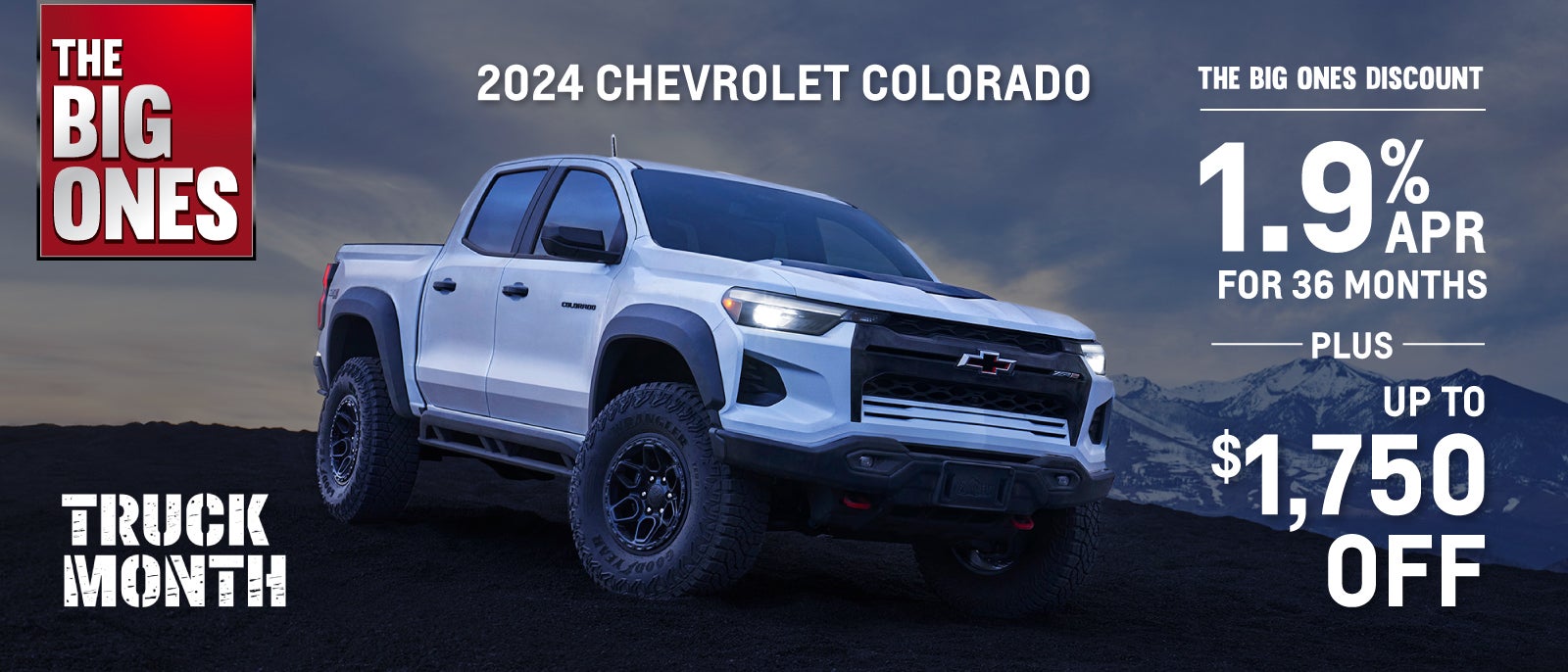 2024 Chevy Colorado APR and savings offer